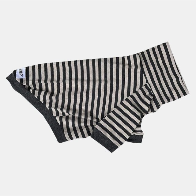 Oatmeal Stripe Lightweight Dog Pullover - Image 2