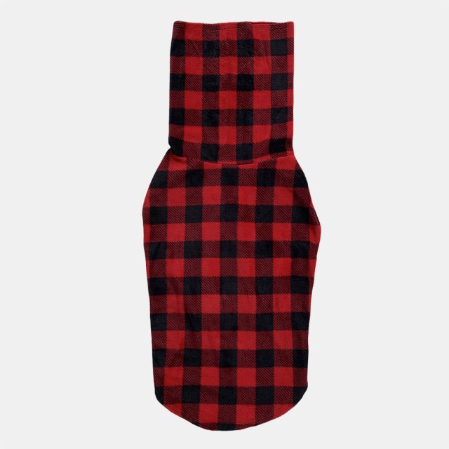 Buffalo Plaid Fleece Dog Vest - Image 4