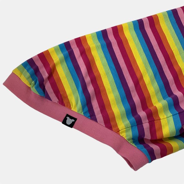 Rainbow Stripe Lightweight Dog Shirt - Image 5