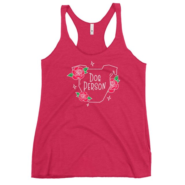 Dog Person Women's Racerback Tank (made to order) - Image 8