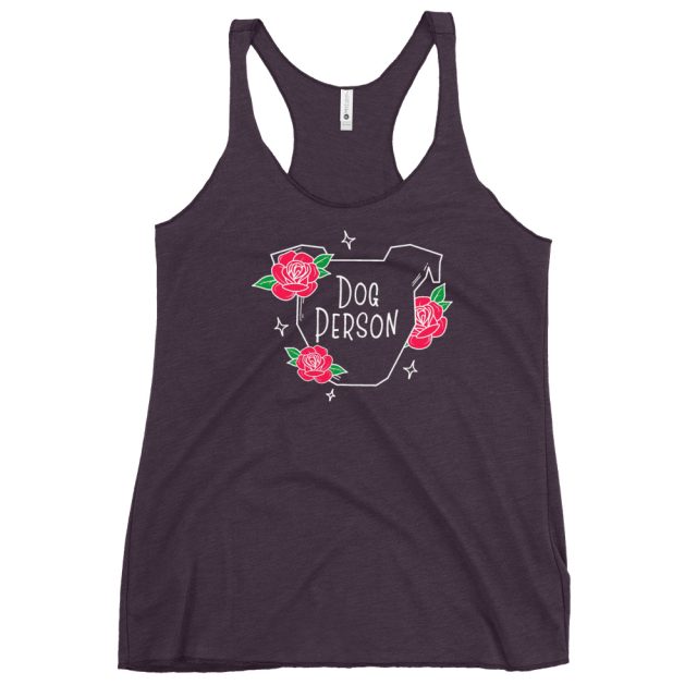 Dog Person Women's Racerback Tank (made to order) - Image 6