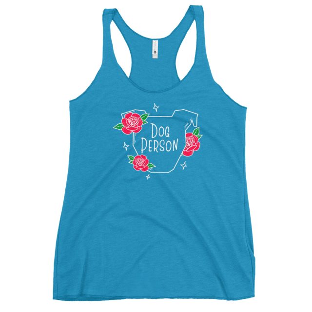 Dog Person Women's Racerback Tank (made to order) - Image 7