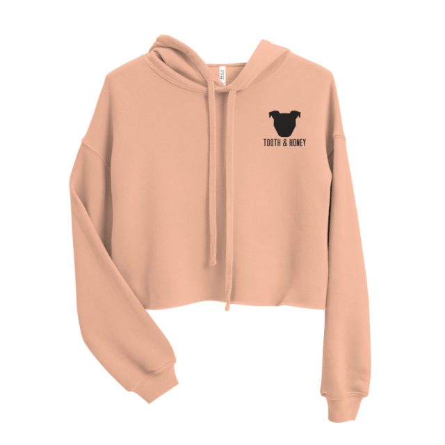 Embroidered Logo Crop Hoodie (made to order) - Image 4