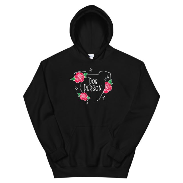 Dog Person Dark Unisex Hoodie (made to order) - Image 2