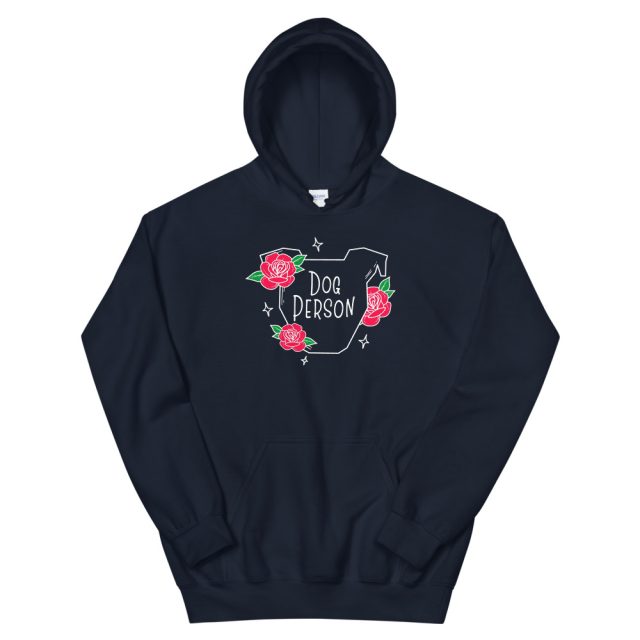 Dog Person Dark Unisex Hoodie (made to order) - Image 3