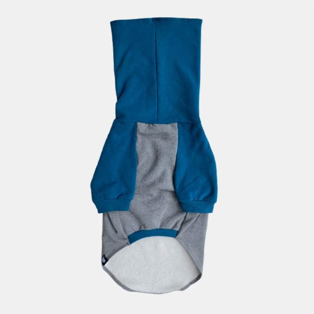 Blue I Grey Color Block Dog Sweater - Image 3