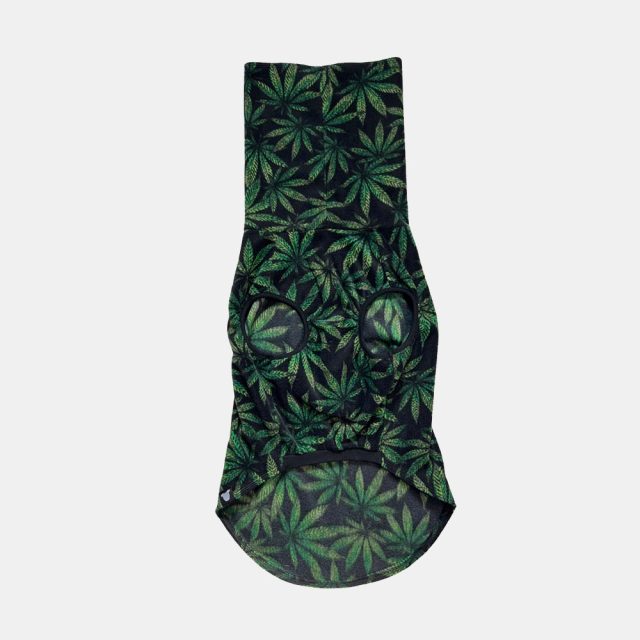 Cannabis Fleece Dog Vest - Image 3