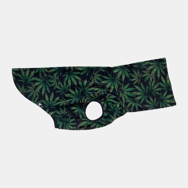 Cannabis Fleece Dog Vest