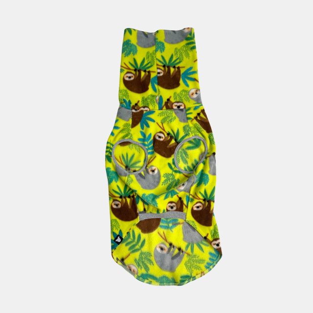Sloth Fleece Dog Vest - Image 3