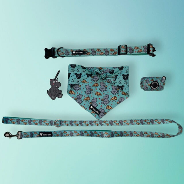 Hungry Hippo 1.5 Wide Padded Buckle Collar - Image 7