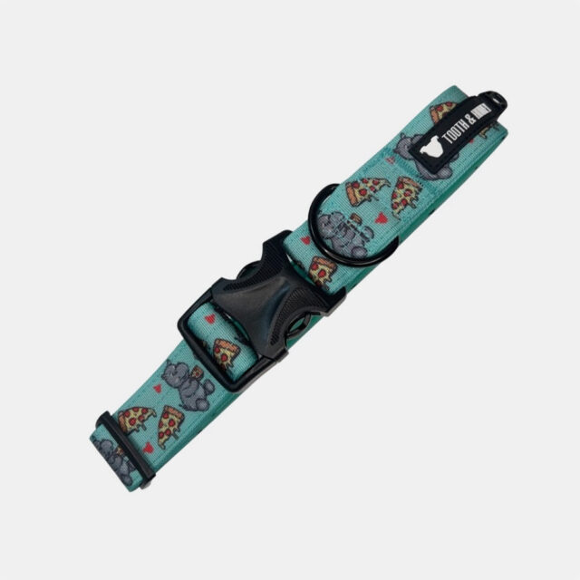 Hungry Hippo 1.5 Wide Padded Buckle Collar - Image 3