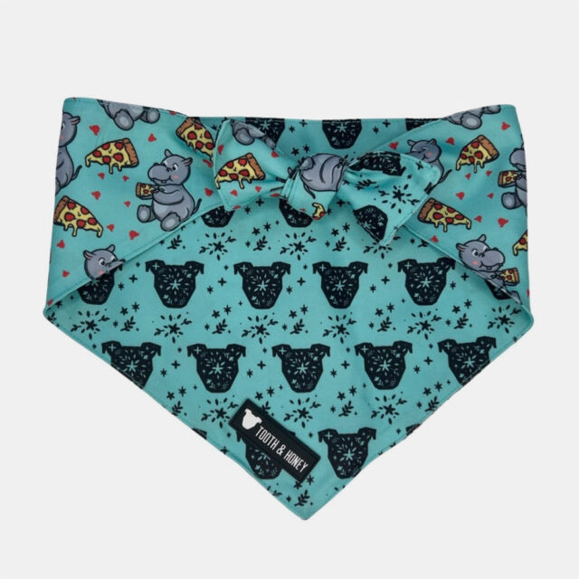 Hungry Hippo Reversible Dog Bandana - Image 7