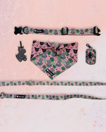 Pink-Hippo-1.5'-Wide-Padded-Buckle-Collar-6