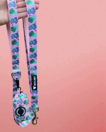 Pink-Hippo-Padded-Handle-Dog-Leash-2