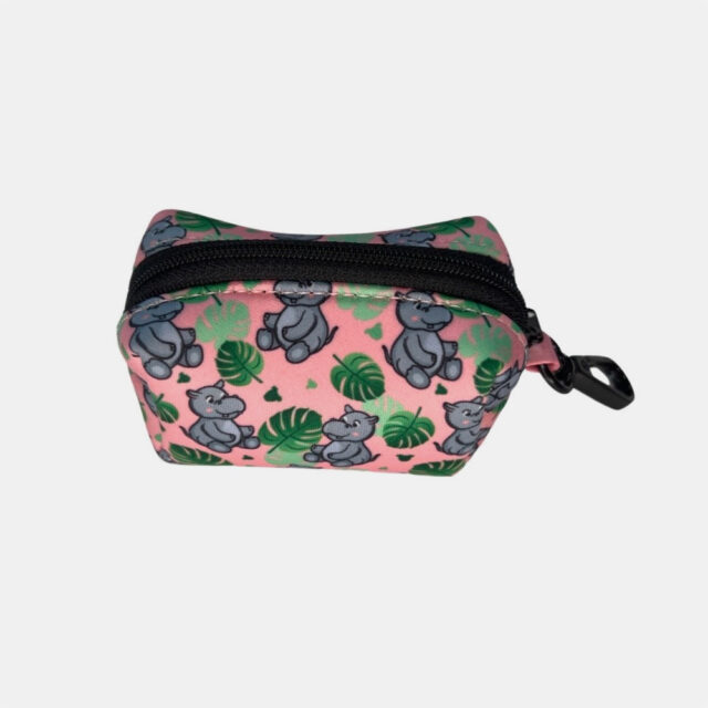 Pink Hippo Waste Bag Holder - Image 3