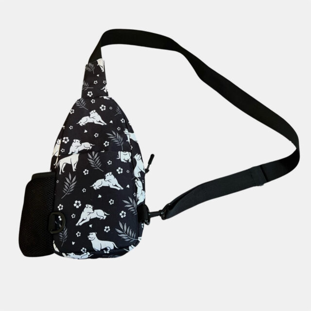 Floral Pittie Sling Bag