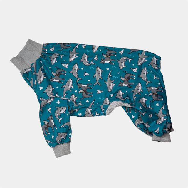 Pittie Shark Lightweight Dog Pajama
