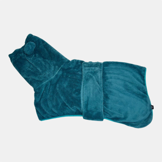 Fuzzy Bear Wrap | Teal