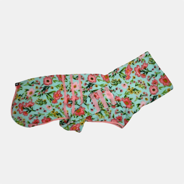Floral Garden Fleece Dog Wrap