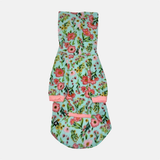 Floral Garden Fleece Dog Sweater - Image 2