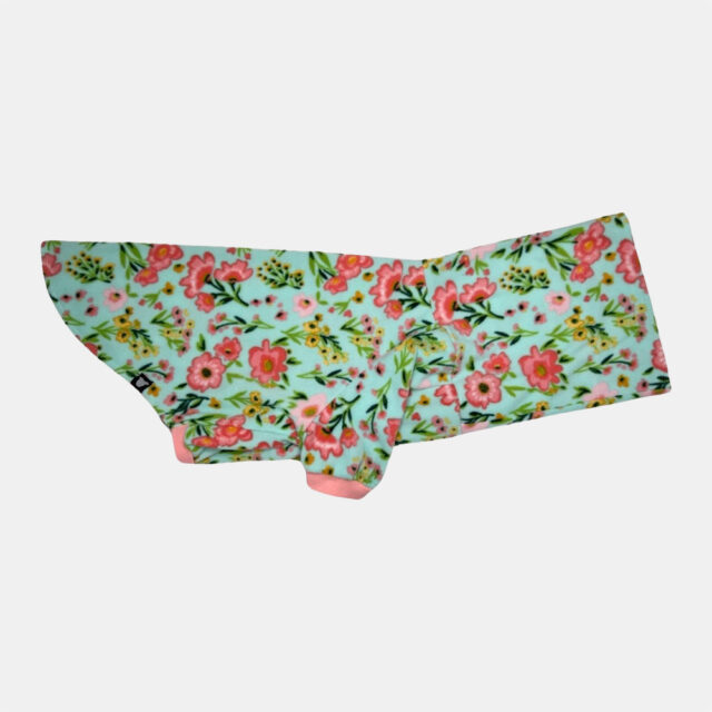 Floral Garden Fleece Dog Sweater