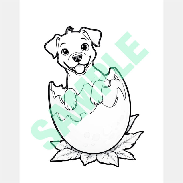 Pitbull Pals Coloring Book | Digital Download | Printable - Image 2