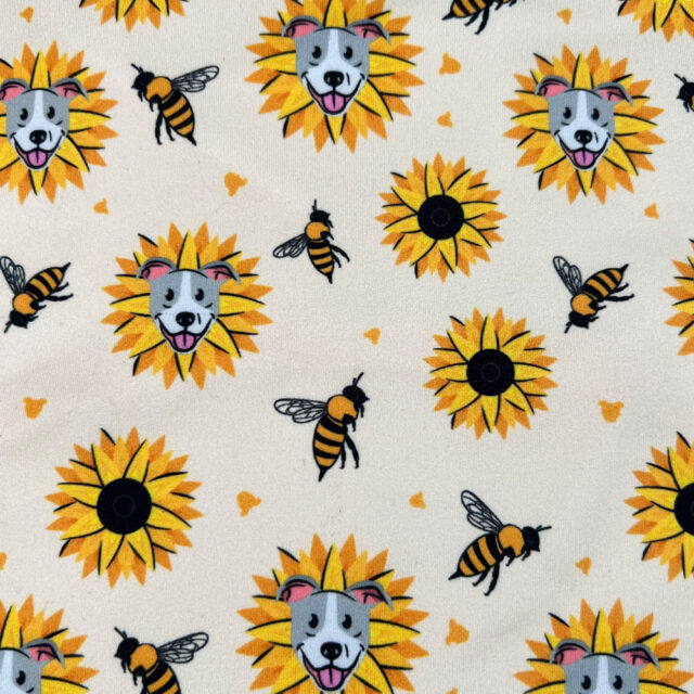 Sunflower Pibble Lightweight Dog Pajama - Image 4