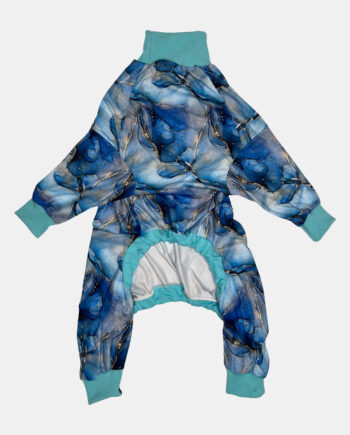 Marbled-Lightweight-Dog-Pajama-_-Blue-3