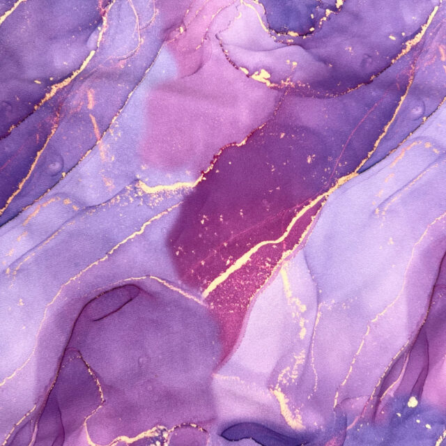 Marbled Lightweight Dog Pajama | Purple - Image 2