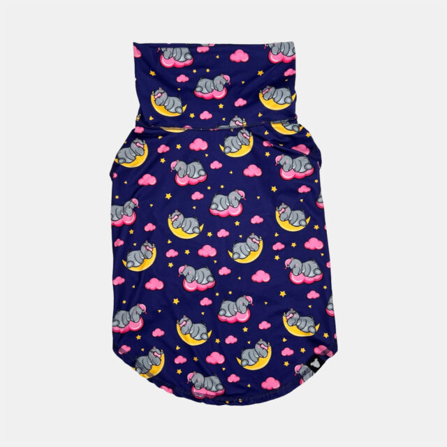 Sleepy Hippo Lightweight Dog Vest | Pink - Image 4