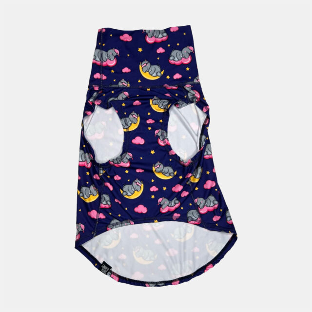 Sleepy Hippo Lightweight Dog Vest | Pink - Image 3