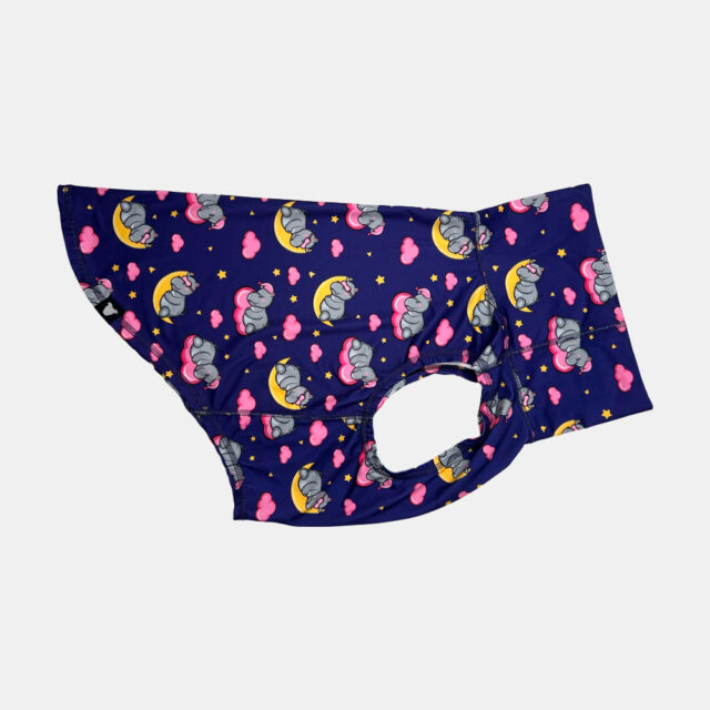 Sleepy Hippo Lightweight Dog Vest | Pink