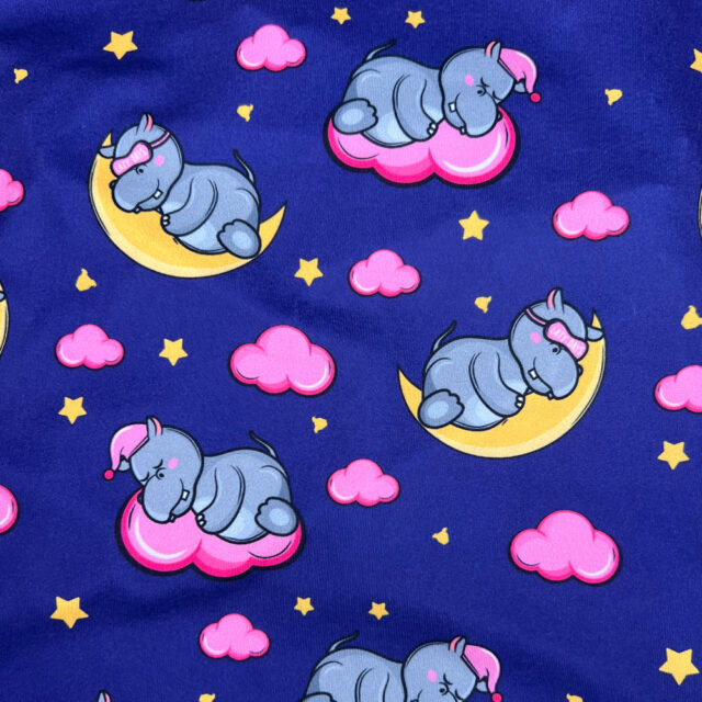 Sleepy Hippo Lightweight Dog Vest | Pink - Image 2
