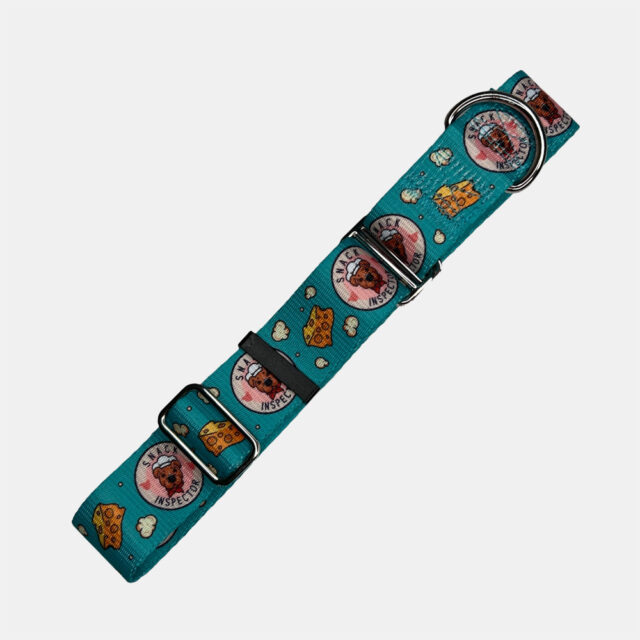 Snack Inspector 1.5" Wide Martingale Collar - Image 4