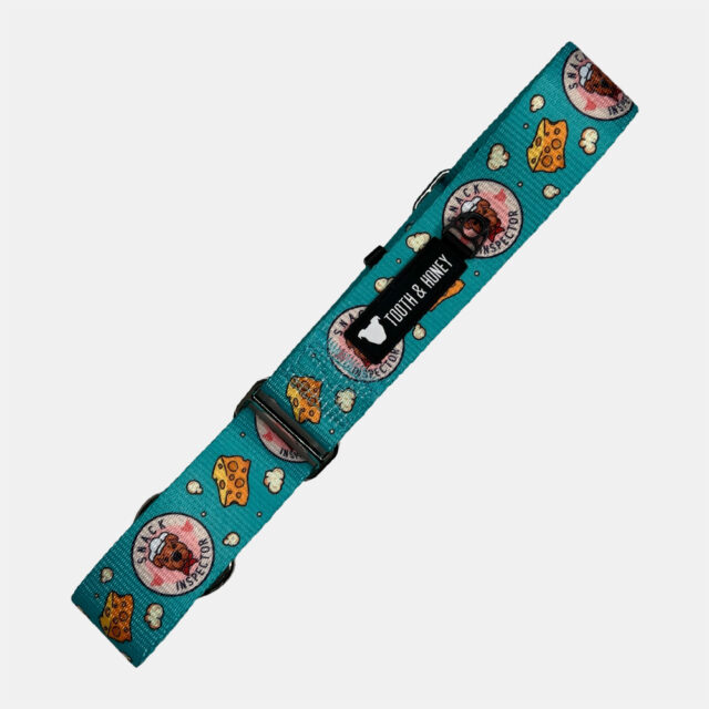 Snack Inspector 1.5" Wide Martingale Collar - Image 8