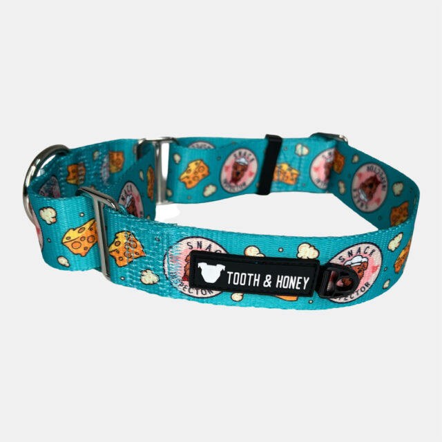 Snack Inspector 1.5" Wide Martingale Collar - Image 2