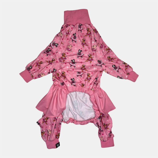 Dance With Me Ruffle Lightweight Dog Pajama - Image 5