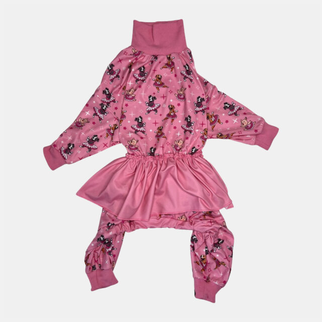 Dance With Me Ruffle Lightweight Dog Pajama