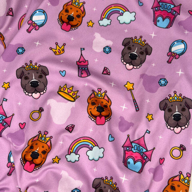 Pittie Princess Ruffle Lightweight Dog Pajama - Image 2