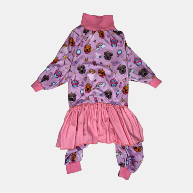 Pittie Princess Ruffle Lightweight Dog Pajama