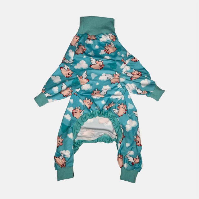 Piggies Fly Lightweight Dog Pajama - Image 5