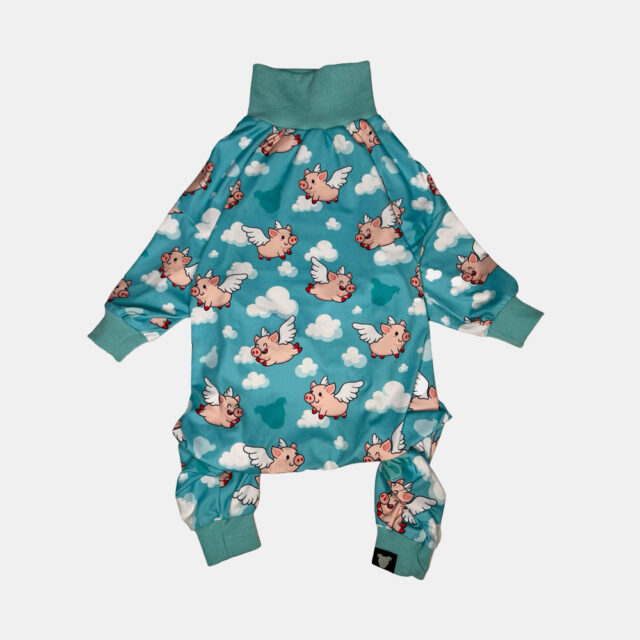 Piggies Fly Lightweight Dog Pajama - Image 4