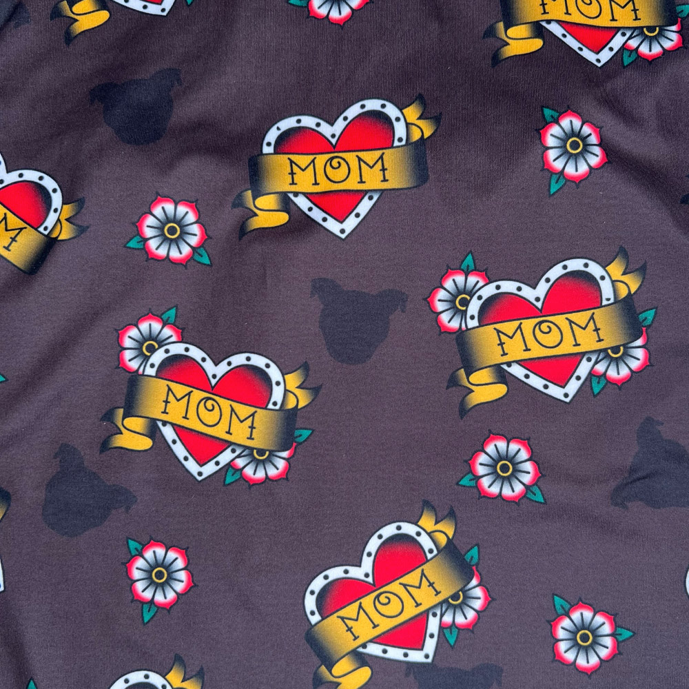 Tattoo Heart MOM Lightweight Dog Pajama - Image 3