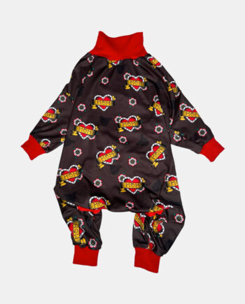 Tattoo-Heart-MOM-Lightweight-Dog-Pajama-3
