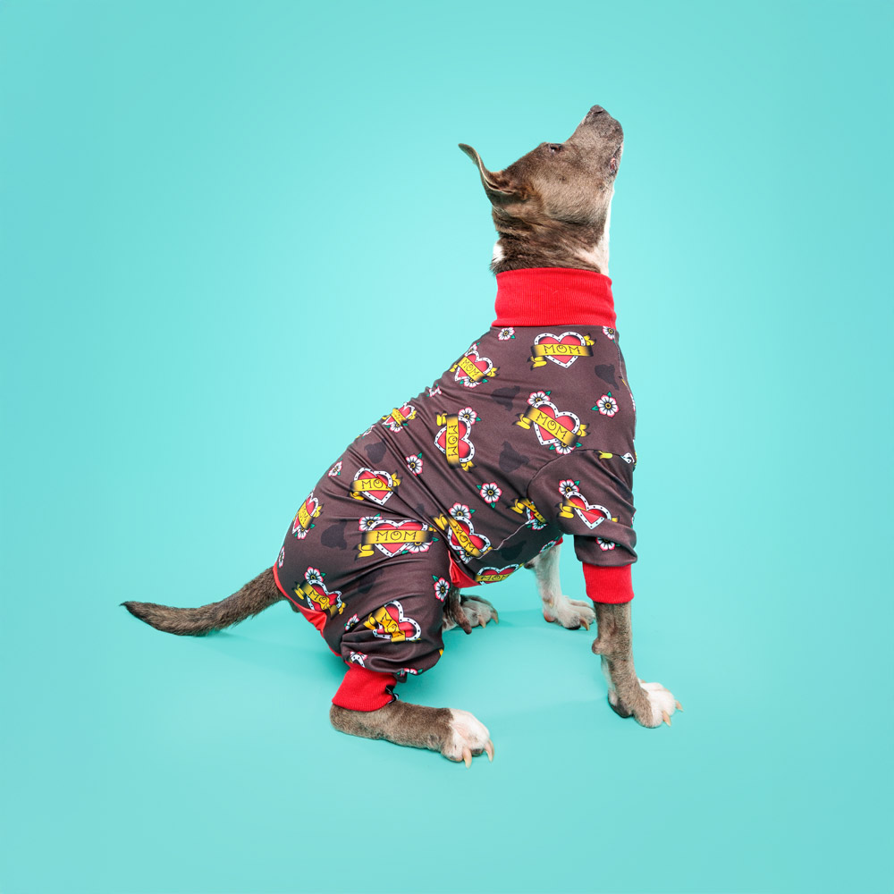 Tattoo Heart MOM Lightweight Dog Pajama - Image 8