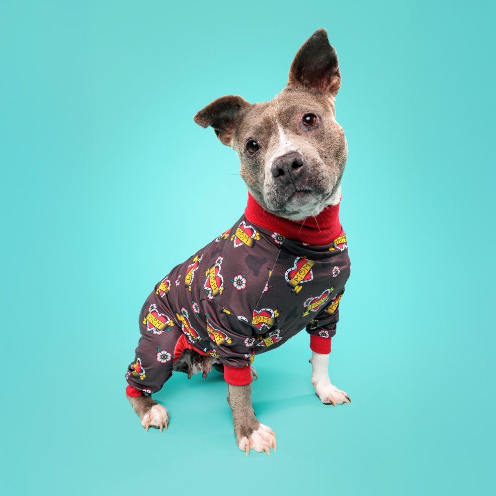 Tattoo Heart MOM Lightweight Dog Pajama - Image 2