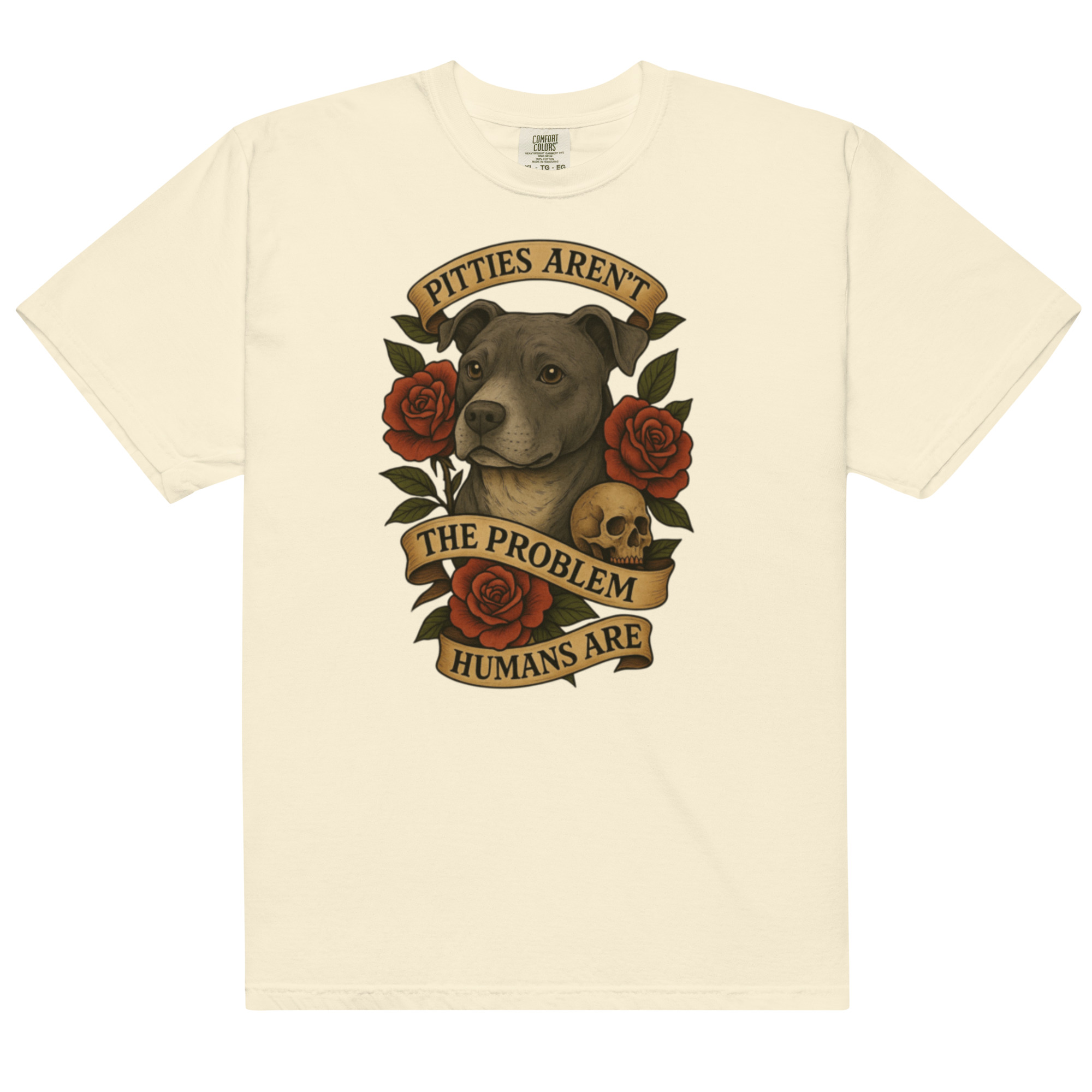Pitties Aren't the Problem Tee- Humans Are - Image 3
