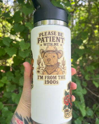1900s | Die-Cut Vinyl Dog Sticker