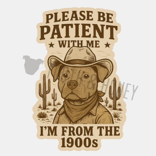 1900s | Die-Cut Vinyl Dog Sticker - Image 2