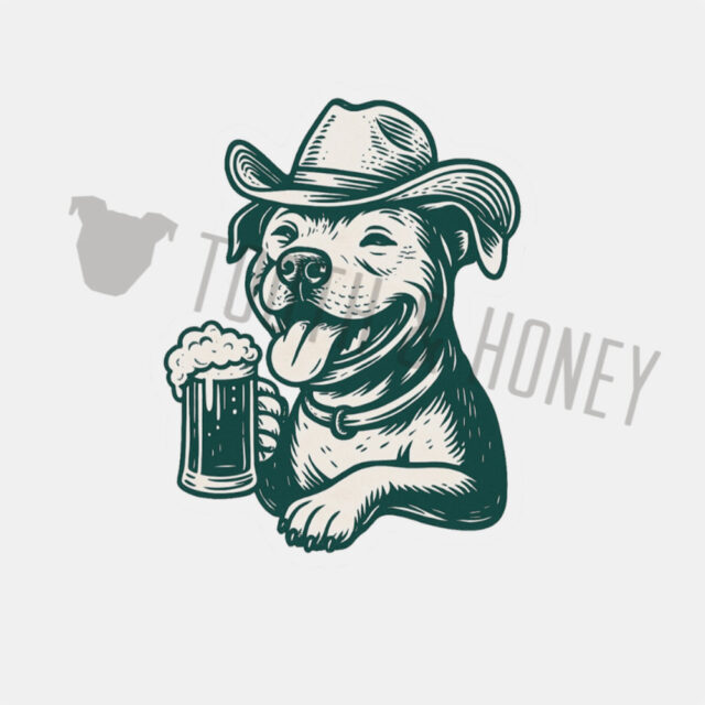 Cheers | Die-Cut Vinyl Dog Sticker - Image 2